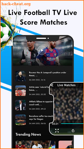 Stream Football live TV screenshot