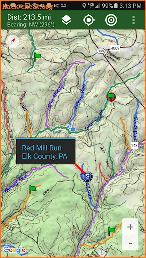 Stream Map USA - Northeast screenshot