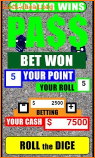 Street Craps Dice Game screenshot