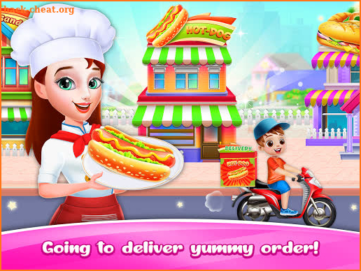 Street Food Delivery Boy: Hot Dog Maker screenshot