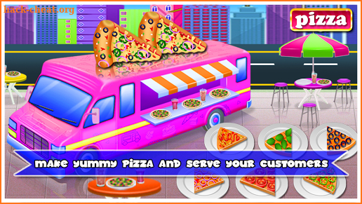 Street Food Truck Quick Restaurant Chef screenshot