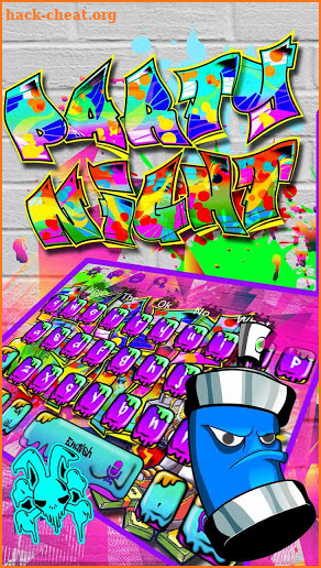 Street Graffiti Keyboard Theme screenshot