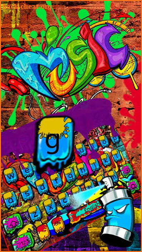 Street Music Graffiti Keyboard screenshot