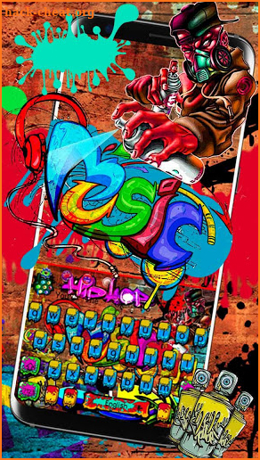 Street Music Graffiti Keyboard screenshot