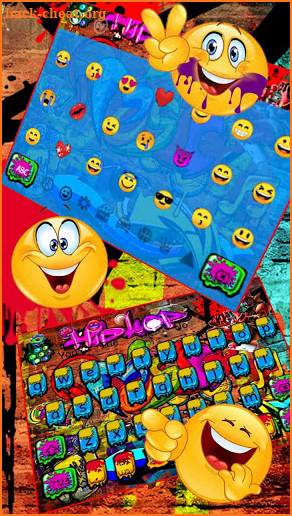 Street Music Graffiti Keyboard screenshot