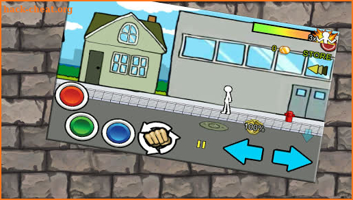 Street runner stick screenshot