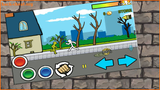 Street runner stick screenshot