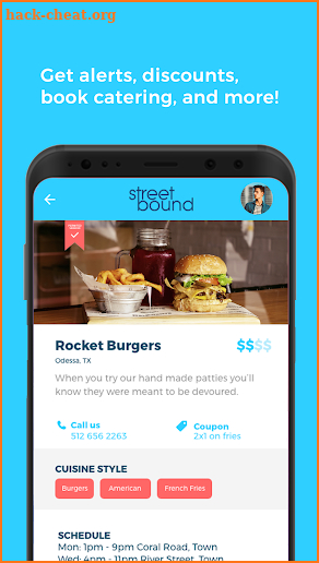 StreetBound Food Truck Finder screenshot