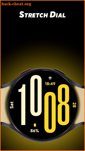 Stretch Dial - Watch face screenshot