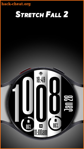 Stretch Fall 2 - Watch face screenshot