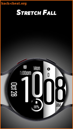 Stretch Fall - Watch face screenshot