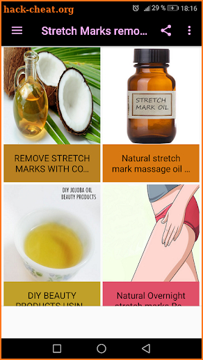 Stretch Marks removing screenshot