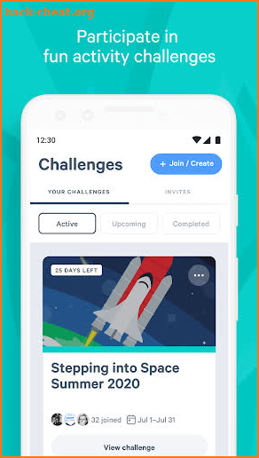 Stridekick Activity Challenges screenshot