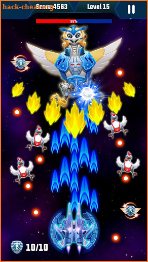 Strike Galaxy Attack: Alien Space Chicken Shooter screenshot