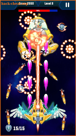 Strike Galaxy Attack: Alien Space Chicken Shooter screenshot