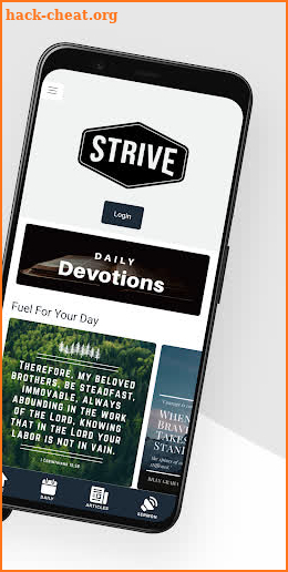 Strive Men's Bible Study App screenshot