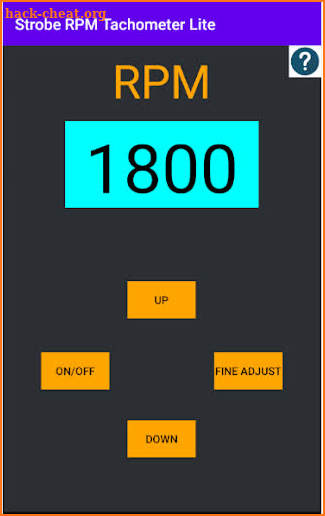 Strobe RPM Tachometer Lite screenshot