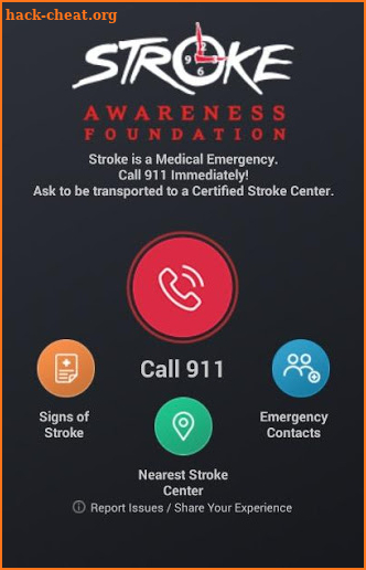 Stroke Awareness Foundation screenshot