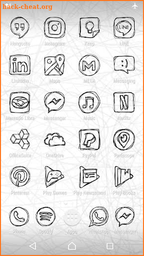 Strokes Black - Icon Pack screenshot