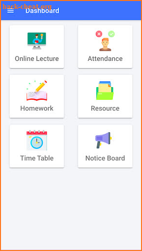 Student Link screenshot