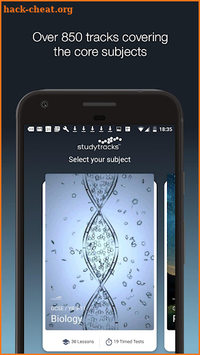 Studytracks screenshot