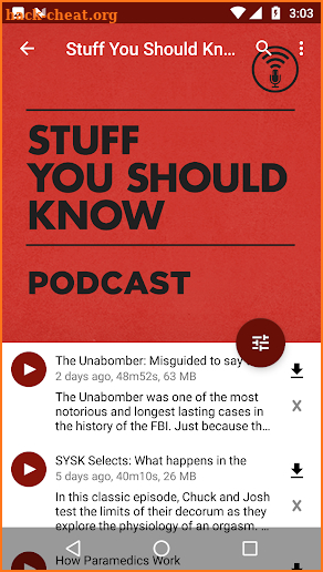 Stuff you Should Know Podcast screenshot