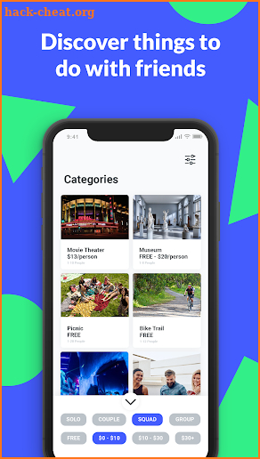 Stumbl: Find local activities screenshot