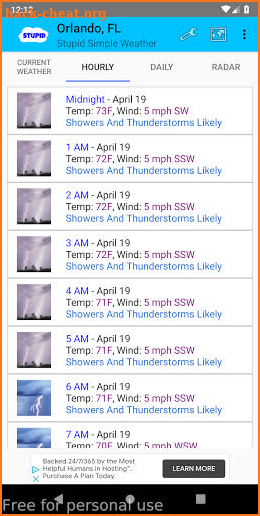 Stupid Simple Weather screenshot