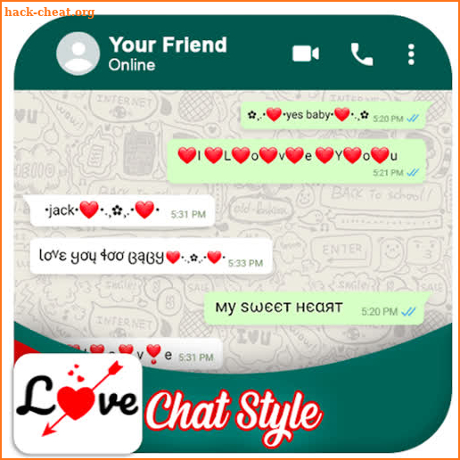 Stylish Chat Font for WhatsApp screenshot