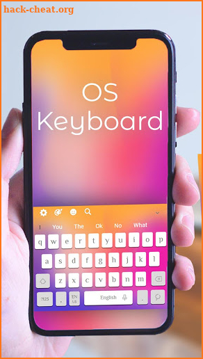 Stylish Cool OS 12 Keyboard Theme screenshot