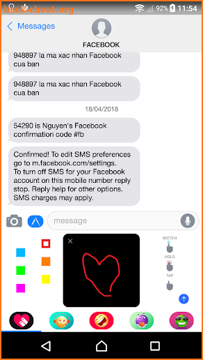 Stylish iMess iPhone X Plus - iPhone XS iMessenger screenshot