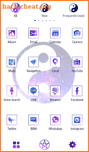 Stylish Wallpaper Galaxy Yin-yang Theme screenshot