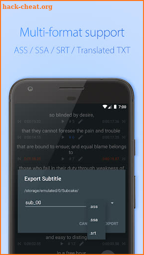 Subcake - Add Subtitle to Video, Subtitle Maker screenshot