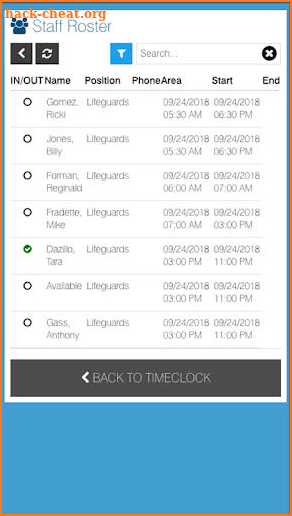 SubItUp Time Clock screenshot