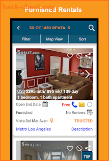 Sublet.com: Furnished Apartments & Rooms screenshot