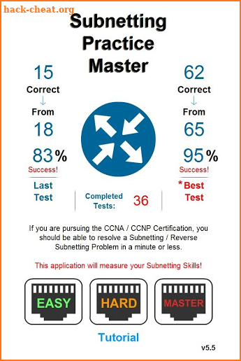 Subnetting Practice Master screenshot