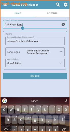 Subtitle Downloader screenshot