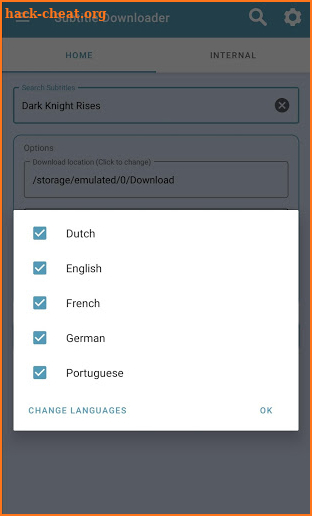 Subtitle Downloader screenshot