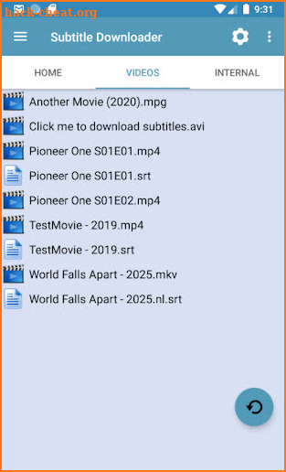Subtitle Downloader screenshot