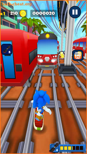 Subway Blue Hedgehog Run screenshot