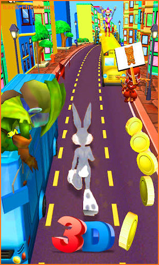 Subway Bunny Rush Run screenshot