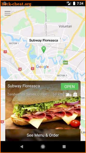 SUBWAY Delivery screenshot