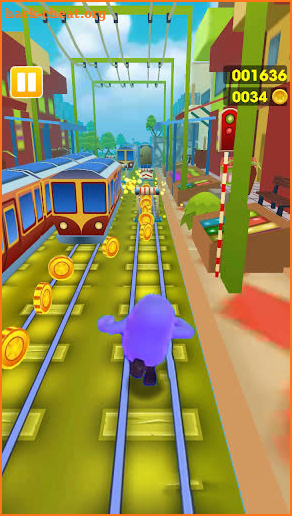 Subway Fall Run Guys screenshot