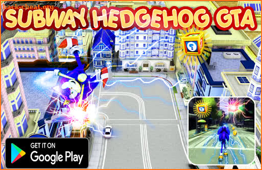 Subway Hedgehog Adventure City screenshot