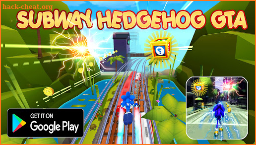 Subway Hedgehog Adventure City screenshot