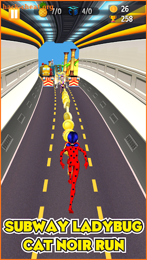 Subway Lady Bug Run screenshot