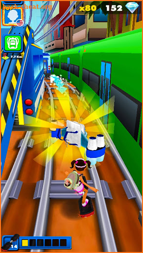 Subway Princess Runner 2 -  Castle Surf Girl World screenshot