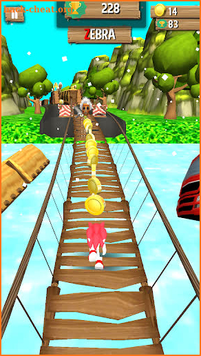 Subway runner sonic's friend nakels screenshot