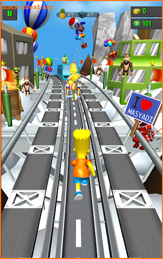 Subway Simpsons ; Epic Run screenshot