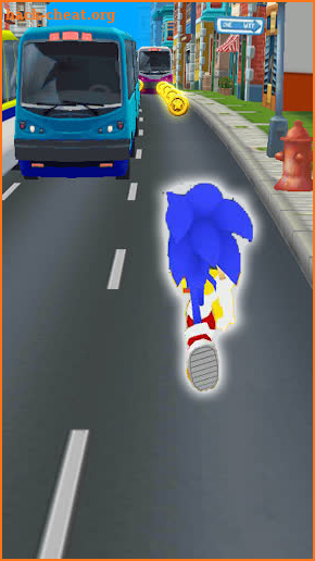 Subway Sonic's Jump: Super Runner 3d Hedgehog 2020 screenshot